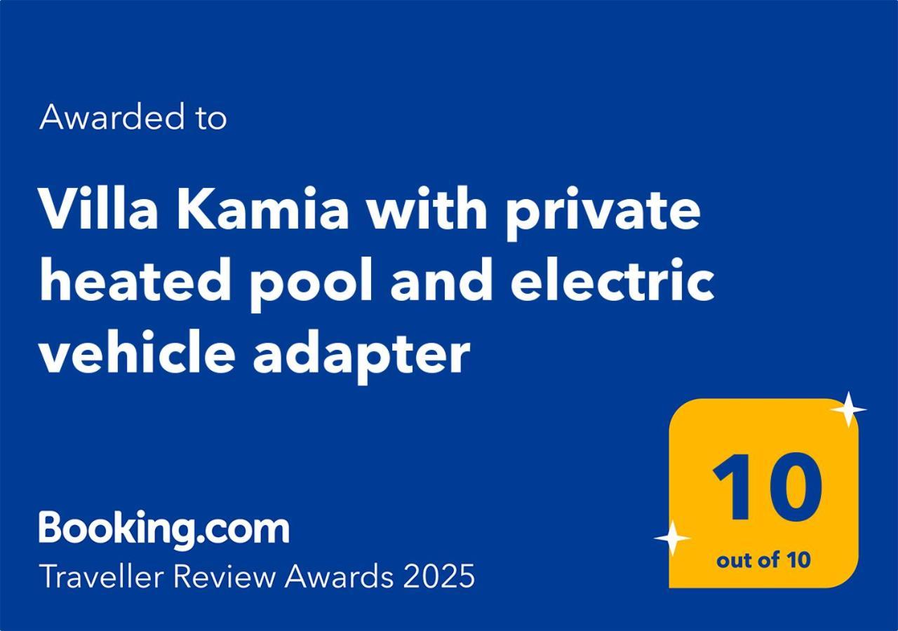Villa Kamia With Private Heated Pool And Electric Vehicle Adapter Zubovici Exterior photo